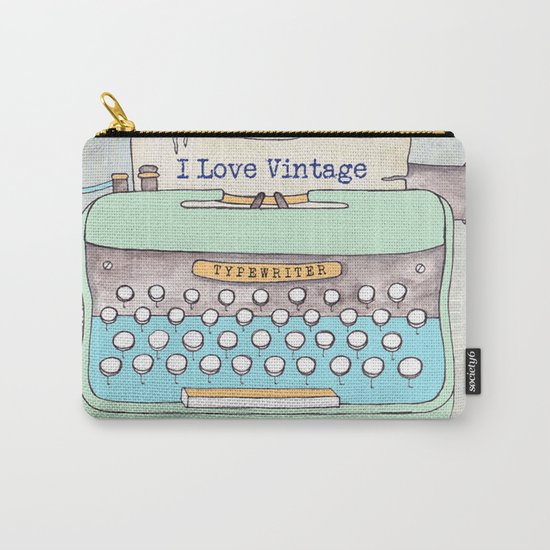 Typewriter #8 Carry-All Pouch