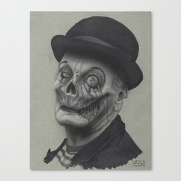 Zombie Clown Canvas Print