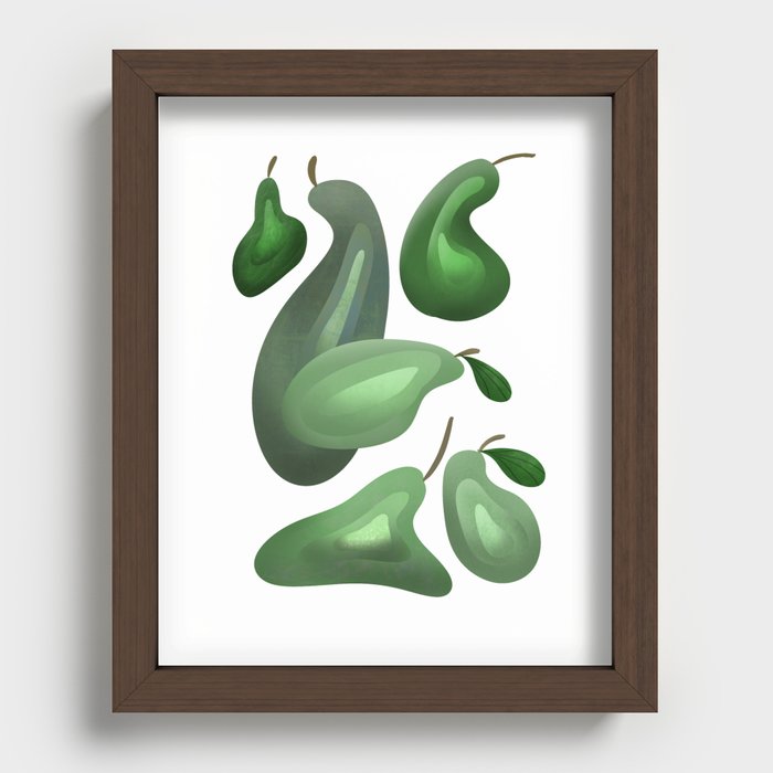 Passionate Pears Recessed Framed Print