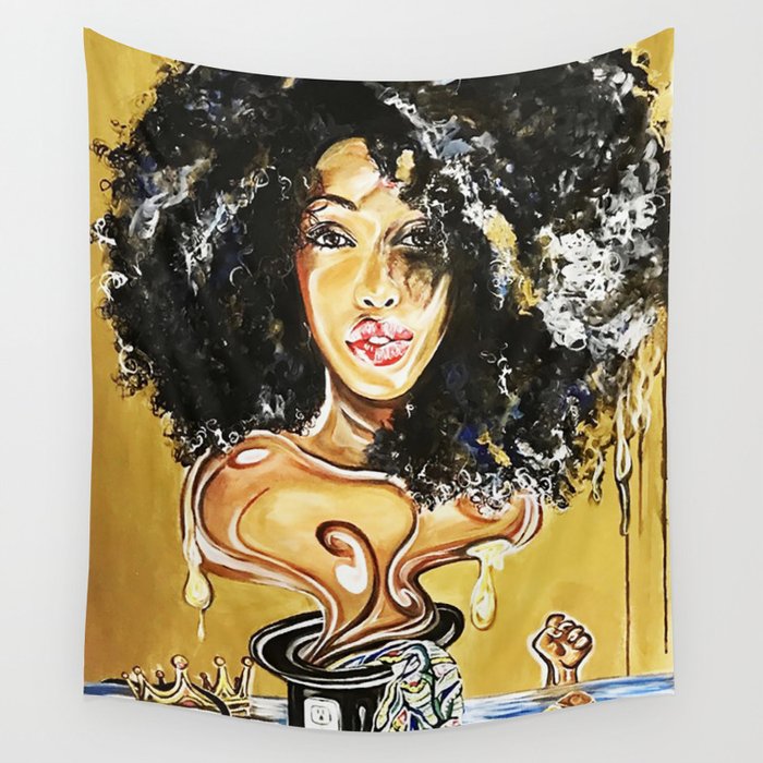 black girl magic Wall Tapestry