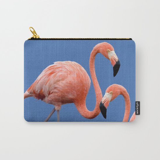 Flamingo Contrast #society6 #decor #buyart Carry-All Pouch