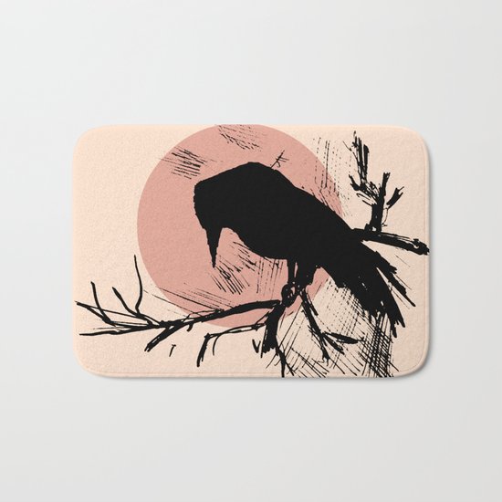Crow edit version 4 Bath Mat