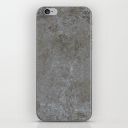 Grunge grey paint cement iPhone Skin
