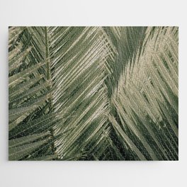 Tropical Palm Leaves Jigsaw Puzzle