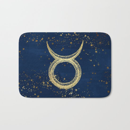 Taurus Zodiac Sign Bath Mat