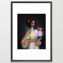 Space Princess Framed Art Print