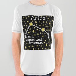 Aries Constellation All Over Graphic Tee
