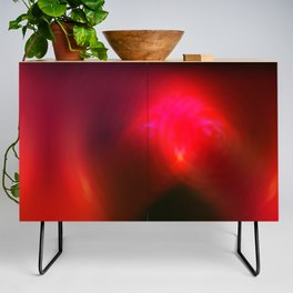 Abstract flare rich red Credenza
