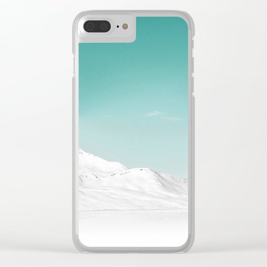 Pastel Mountain Clear iPhone Case