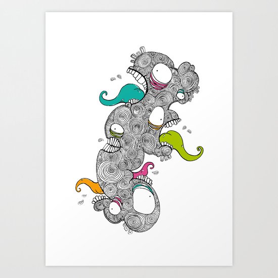 Monster Men Art Print