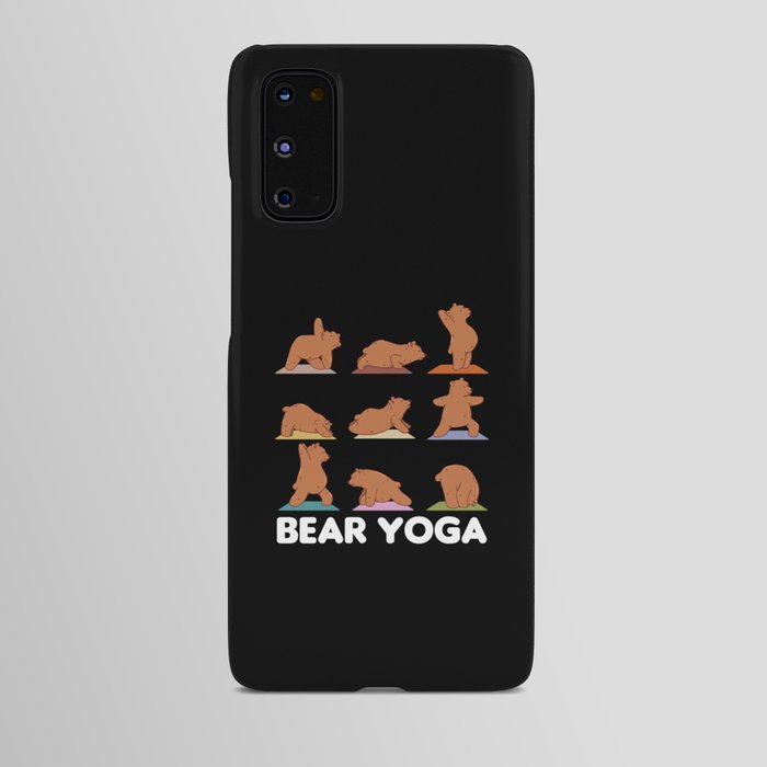 Bear Yoga Cute Bears Sport Namaste Meditation Android Case