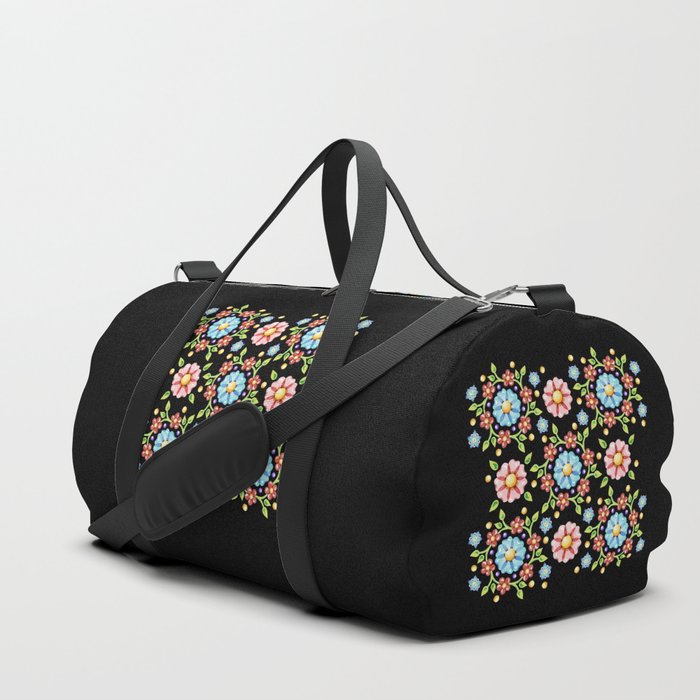 Millefiori Folkloric Pinwheel Duffle Bag