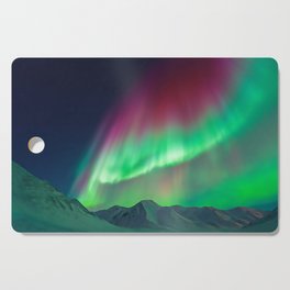 Aurora Borealis Northern Lights Cutting Board