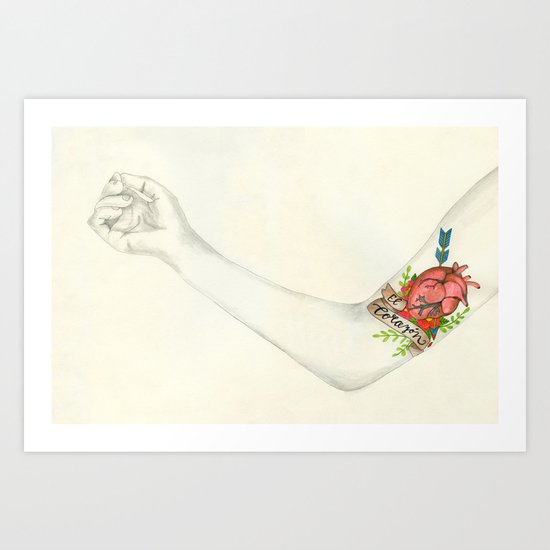 Love is as Strong as Death Art Print