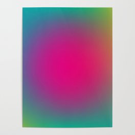Abstract blurred gradient colorful Poster