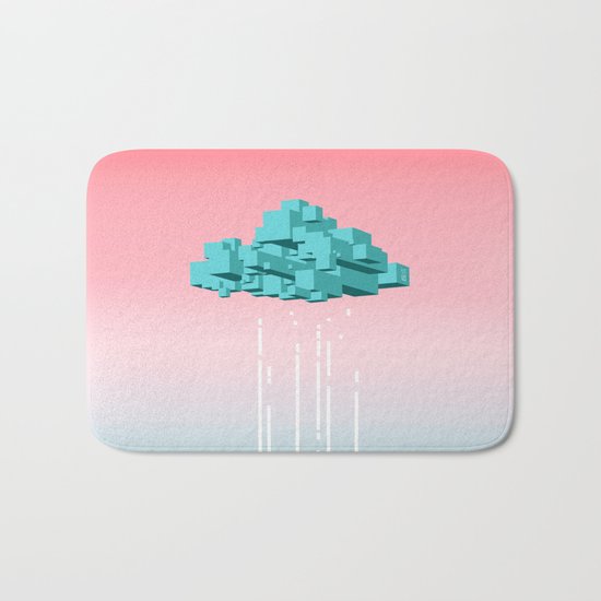 Concrete Cloud Bath Mat