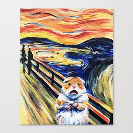 "The Screaming Hamster" Canvas Print