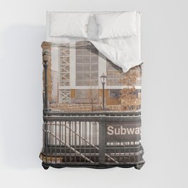 New York City | Vintage Subway Comforter