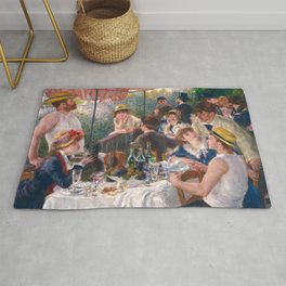 Luncheon of the Boating Party, 1880-1881 by Pierre-Auguste Renoir Area & Throw Rug