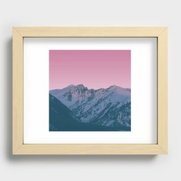 mountain Recessed Framed Print