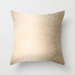 White Gold Sands Throw Pillow