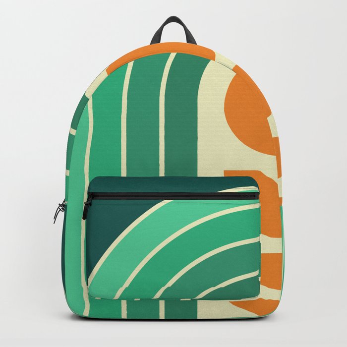 Retro Geometric Rising Arch Design 630 Backpack