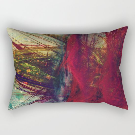 Fractal zen Rectangular Pillow