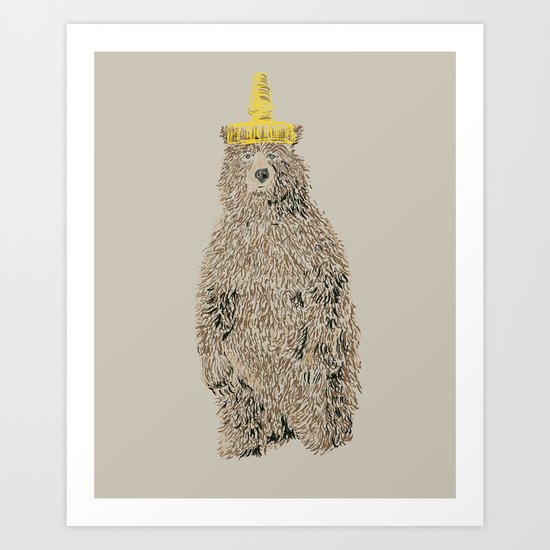 Honey Bear Art Print