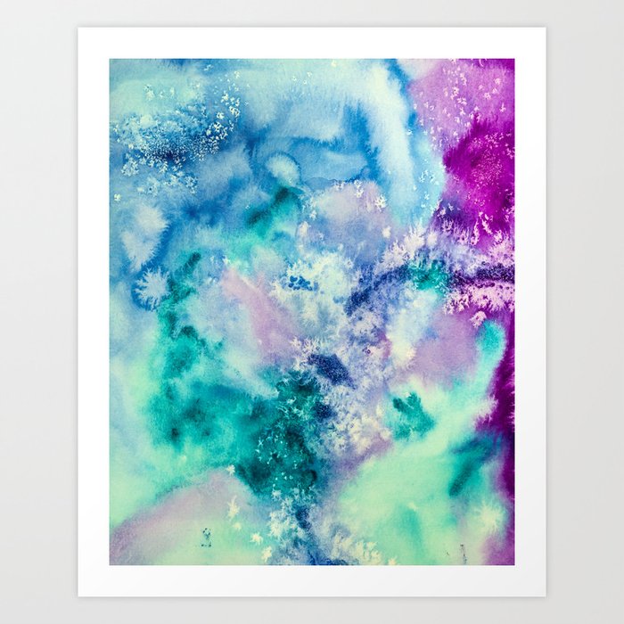 galaxy of color Art Print