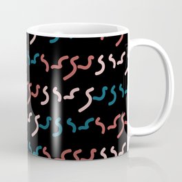 Abstract Design on Black Backround Coffee Mug