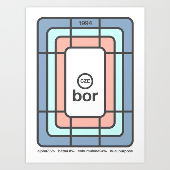 bor single hop Art Print