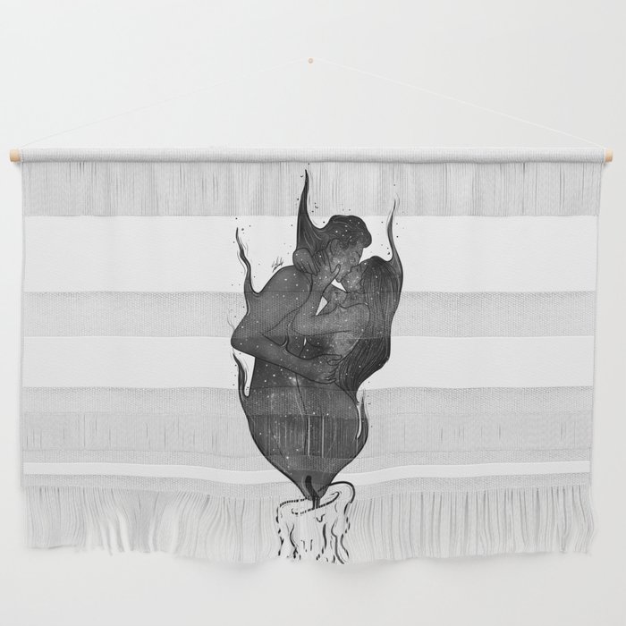 Twin flames. Wall Hanging