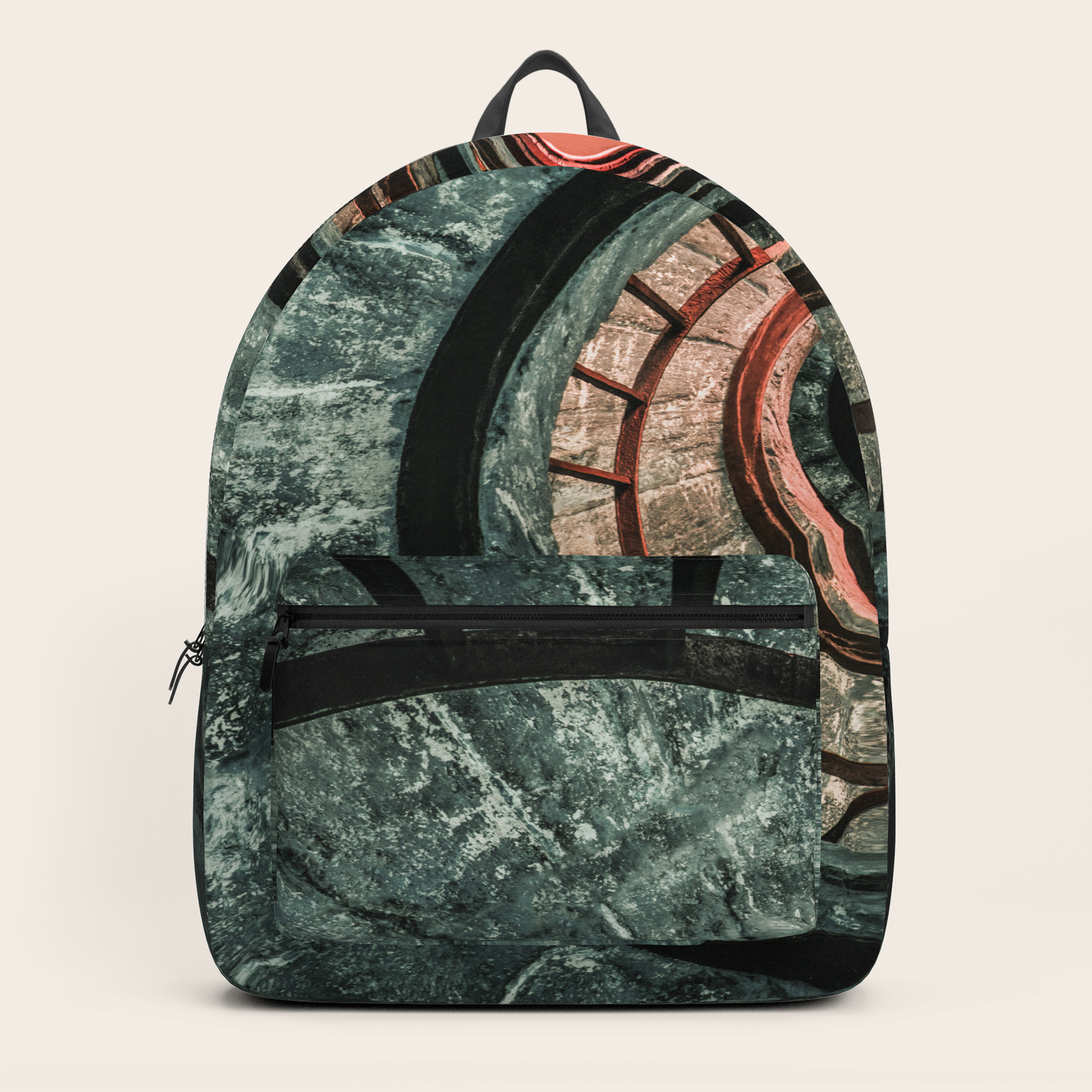 pretty green backpack
