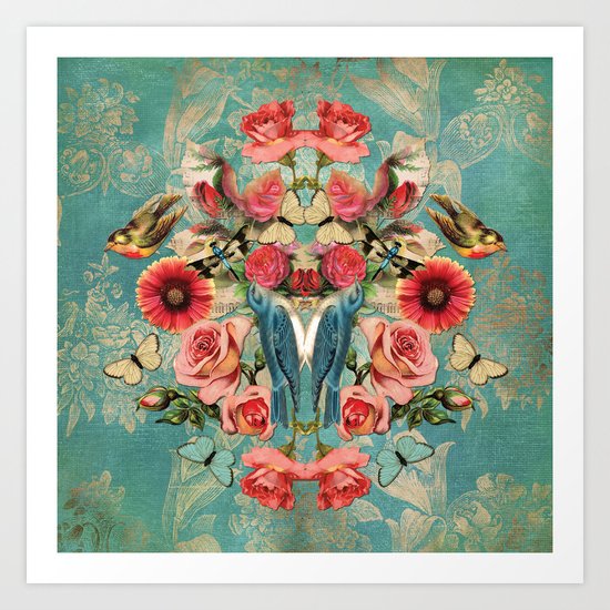 Birds of a Feather 1 Art Print