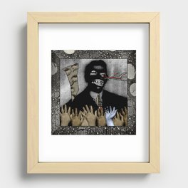 Screaming Nope II Recessed Framed Print