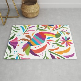Mexican Otomí Duck / Colorful & happy art by Akbaly Rug