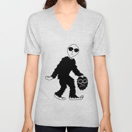 Bigfoot Hoax (I knew it wasn't a man in a costume!) V Neck T Shirt