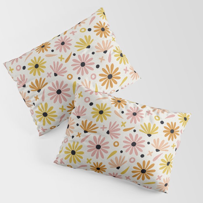 Daisies – Citrus Palette Pillow Sham