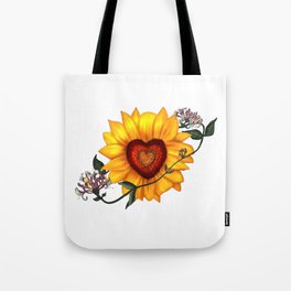 Sunflower Love Tote Bag