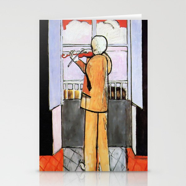 Matisse | The Violinist at The Window, 1912 Artwork Reproduction Stationery Cards