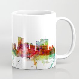 Winnipeg Canada Skyline Coffee Mug | Michaeltompsett, Architecture, Watercolor, Winnipegcityscape, Winnipegcanada, Silhouette, Winnipeg, Winnipegskyline, Winnipegprint, Cityscape 