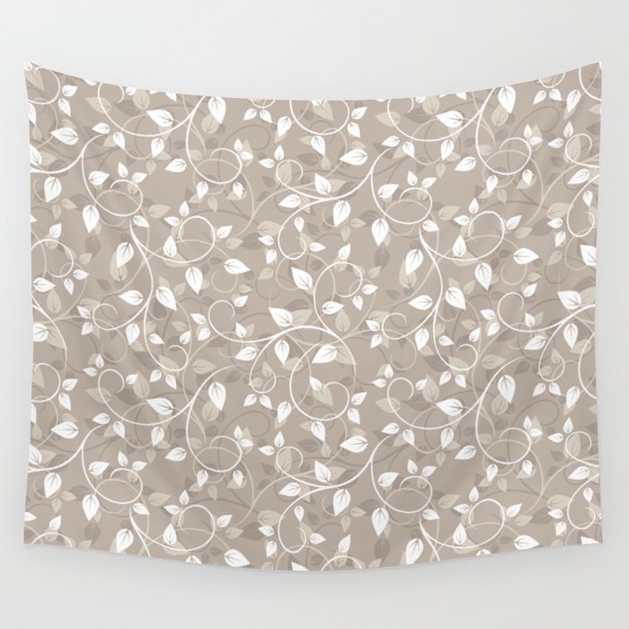 Petite Leaves Wall Tapestry