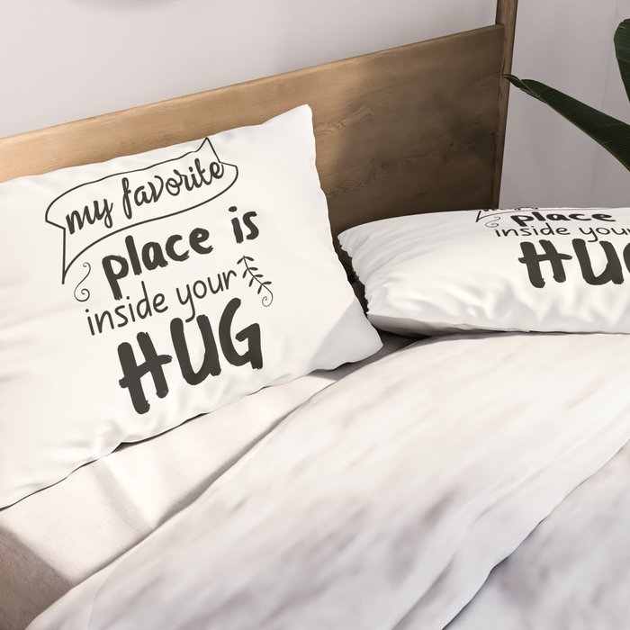 My favorite place is inside your hug Hand & Bath Towel by catmustache