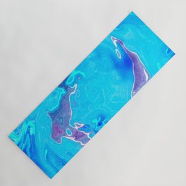 Abstract Marble Painting Yoga Mat