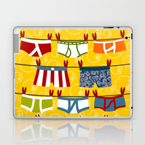 Underpants Laundry Laptop & iPad Skin
