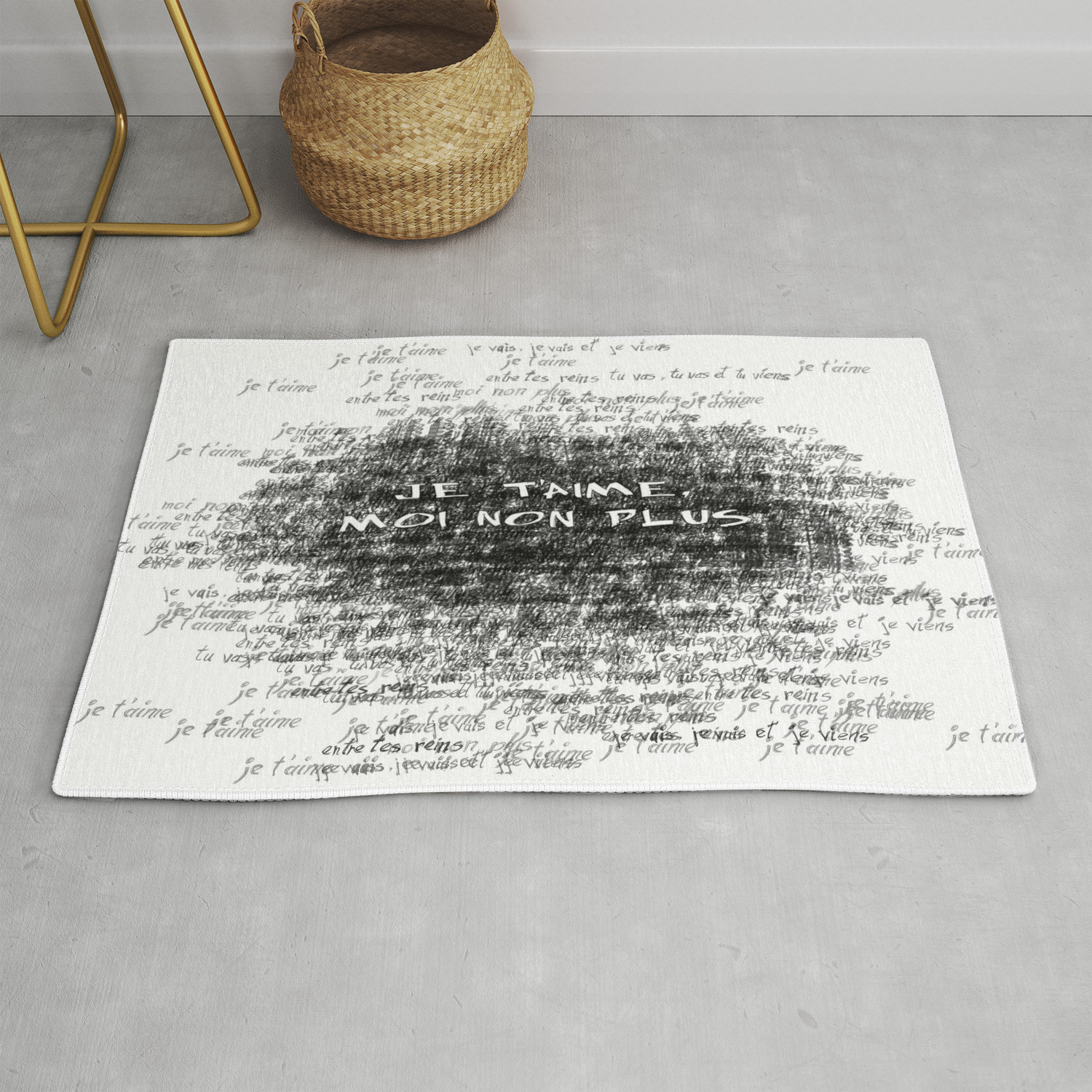 Je T Aime Jane Birkin Serge Gainsbourg Rug By Isabellorenzo Society6 Jane birkin & serge gainsbourg sing 'je t'aime. society6