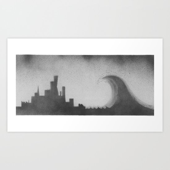 Rising Sea Art Print