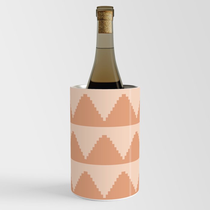 Geometric Pyramid Pattern XXXIII Wine Chiller