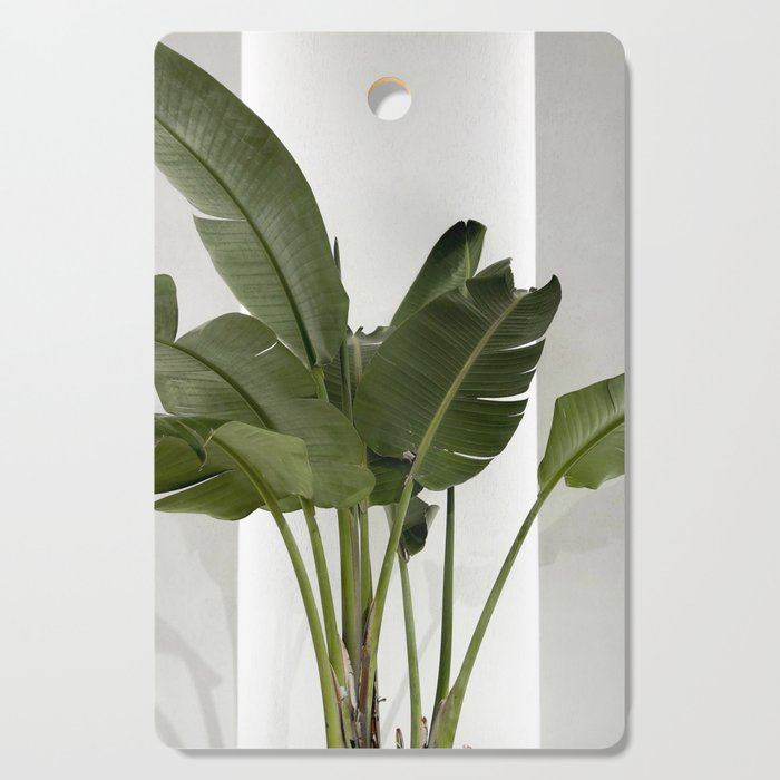 Tropical Plant Leaf Cutting Board