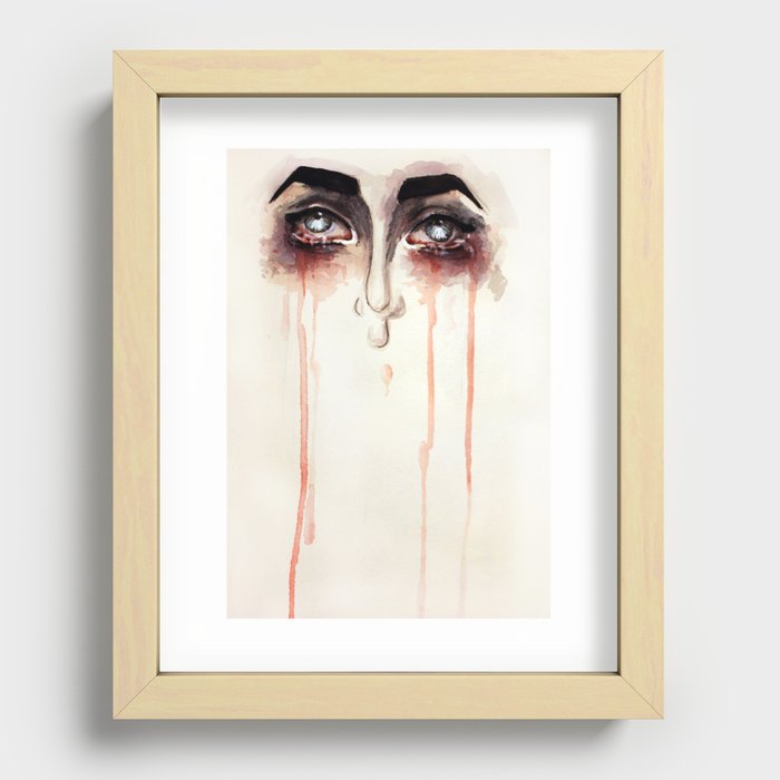 eyes  Recessed Framed Print